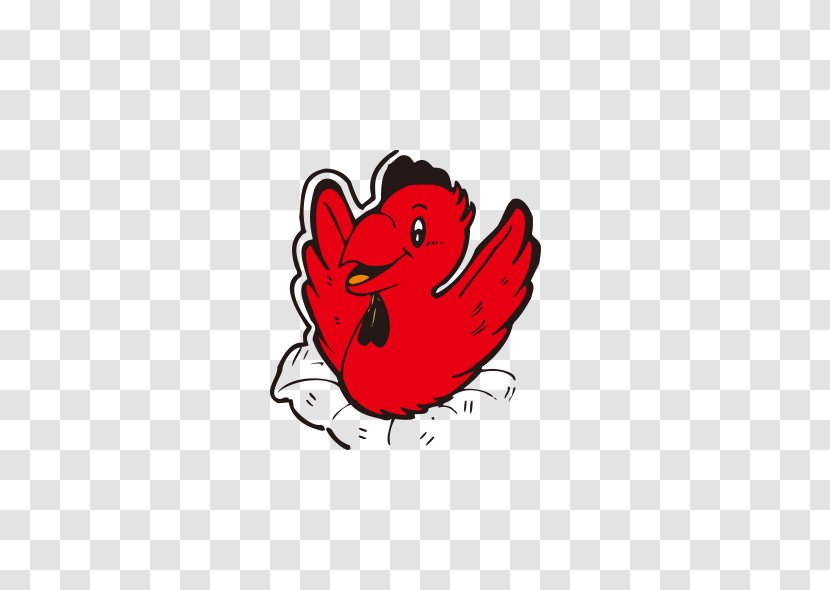 Chicken Bird Cartoon Clip Art - Nest Transparent PNG
