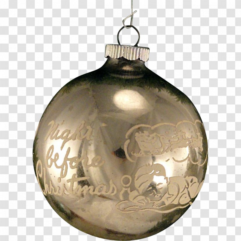 Christmas Ornament Decoration Shiny Brite Tree - Decorative Arts - Vintage Transparent PNG