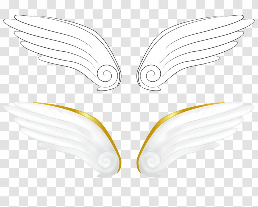 Feather Butterfly Pollinator Line Art Beak - Character - Simple Wings Transparent PNG