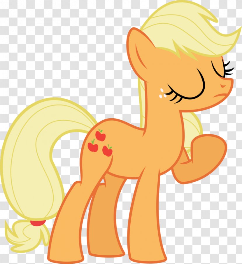 Pony Applejack Pinkie Pie Rarity Rainbow Dash - Tail - My Little Transparent PNG