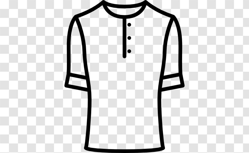 T-shirt Top Clothing Jersey - Henley Shirt - Cloth Button Transparent PNG