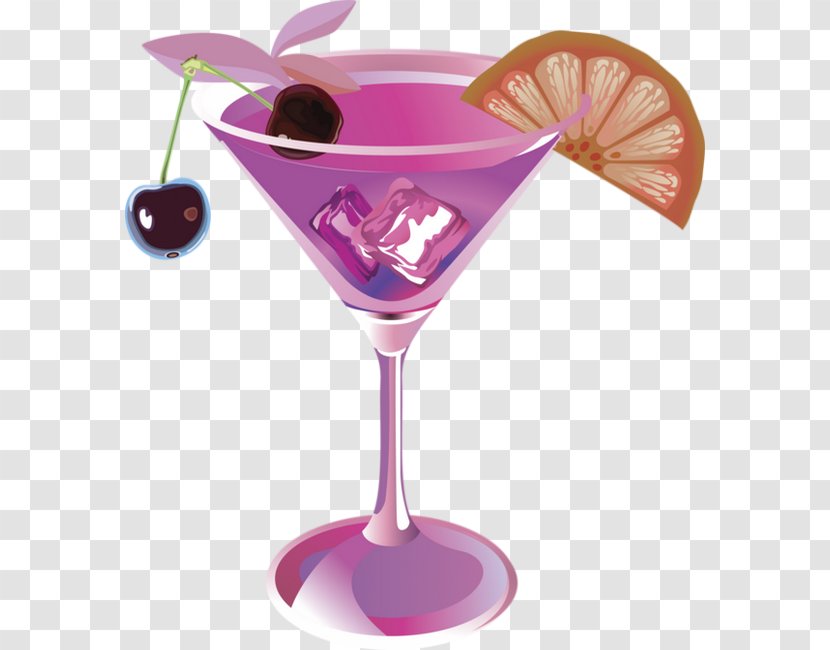 Cocktail Garnish Cosmopolitan Martini Pink Lady - Alcoholic Drink Transparent PNG
