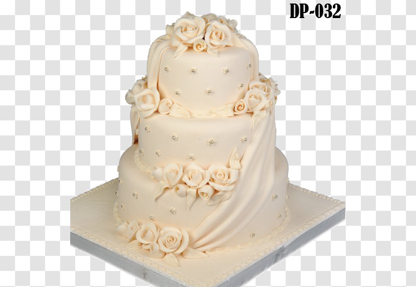 Wedding Cake Buttercream Decorating Torte - Ceremony Supply Transparent PNG