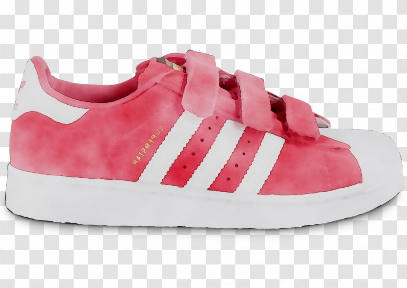 Sneakers Adidas Superstar Sports Shoes - Leather - Red Transparent PNG