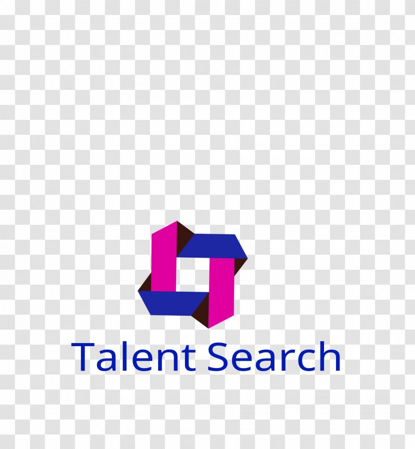 Logo Brand Line - Violet - Talent Search Transparent PNG