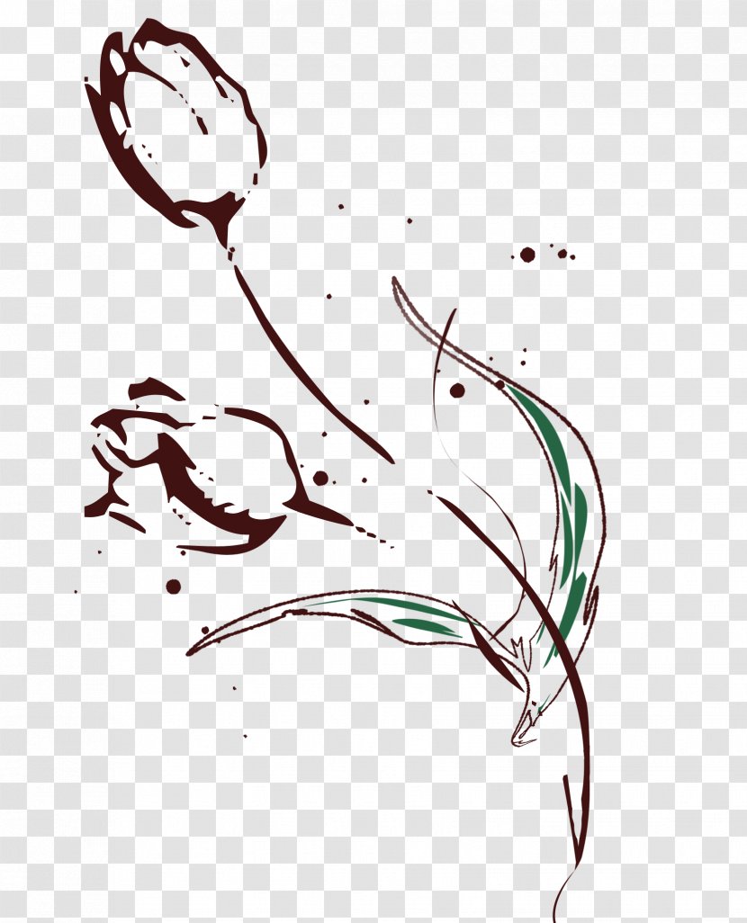 Tulip Flower Illustration - Tree Transparent PNG