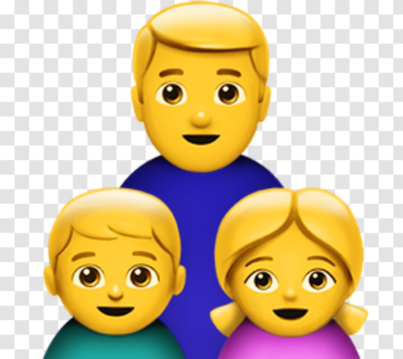 Emoji IOS 10 IPhone Family - Apple - Parents Transparent PNG
