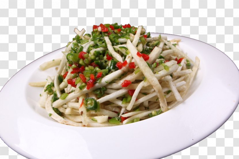 Thai Cuisine Fried Rice Chinese Noodles Pasta Black Pepper - Salad - Line Mixed With Eggplant Transparent PNG