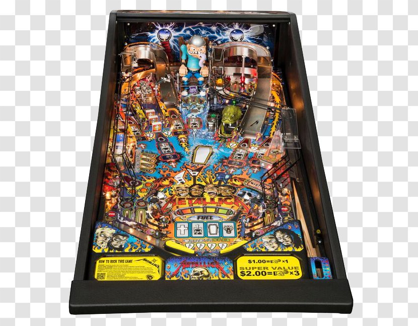 The Pinball Arcade Stern Electronics, Inc. Metallica Game - Silhouette Transparent PNG