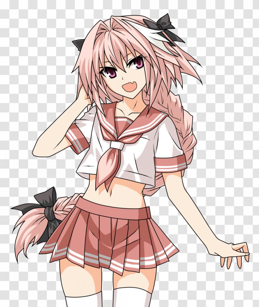 Fate/Grand Order Fate/stay Night Astolfo Cosplay Costume - Watercolor - Black Beans Transparent PNG