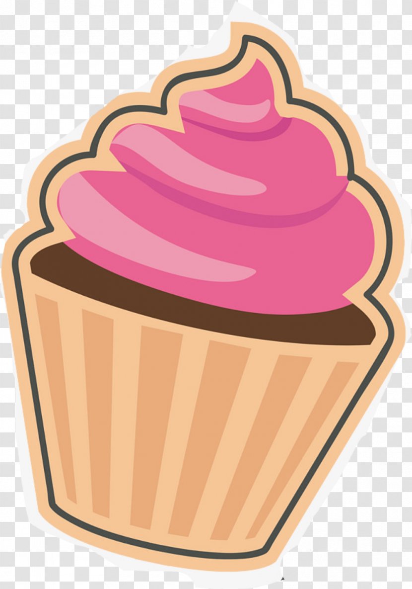 Cupcake Birthday Cake Sticker - Ai Transparent PNG
