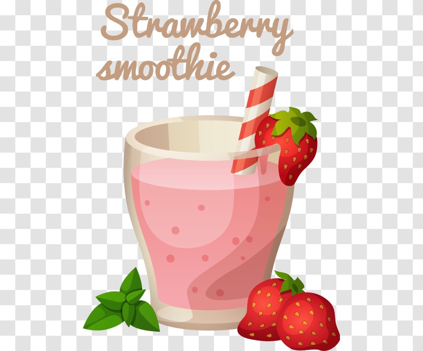 Smoothie Milkshake Strawberry Juice - Coffee Cup - Drink Food Icon Transparent PNG