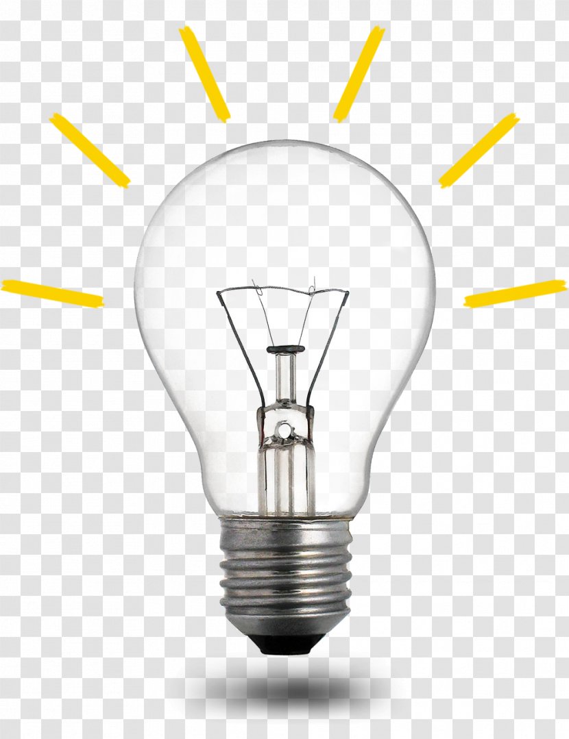 Incandescent Light Bulb Electricity Electric Lamp - Thomas Edison Transparent PNG
