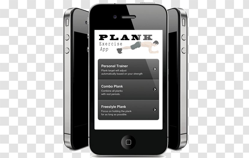 IPhone 4S 5 Smartphone - Gadget - Plank Fitness Transparent PNG