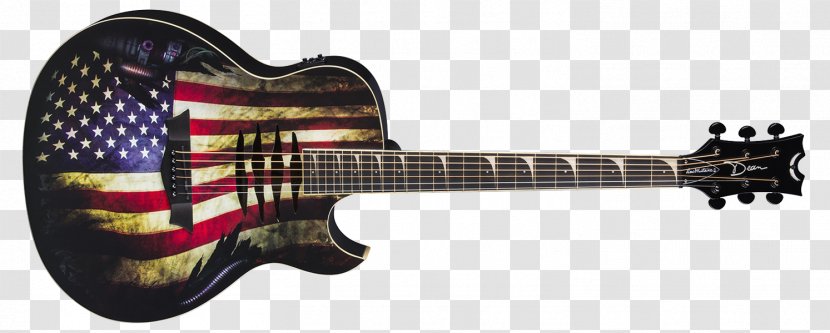 Dean Dave Mustaine VMNT Guitars Acoustic-electric Guitar Acoustic - Frame Transparent PNG