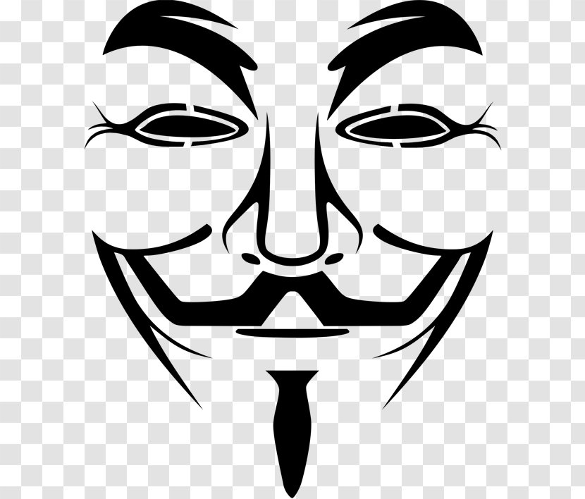 Guy Fawkes Mask Evey Hammond Clip Art - V Transparent PNG