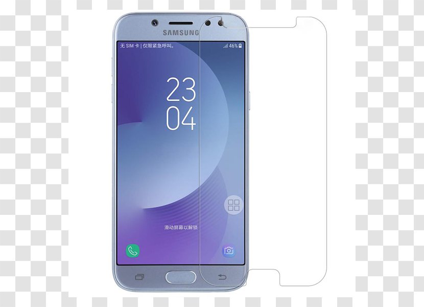 Samsung Galaxy J7 J5 Screen Protectors Toughened Glass - Touchscreen Transparent PNG