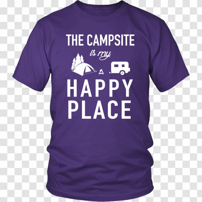 Printed T-shirt Hoodie Top - Purple Transparent PNG