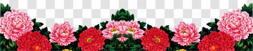 Chinese Painting Moutan Peony Clip Art Transparent PNG