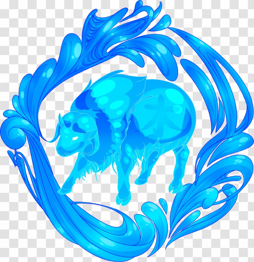 Rat Chinese Zodiac Ox Water - Electric Blue Transparent PNG