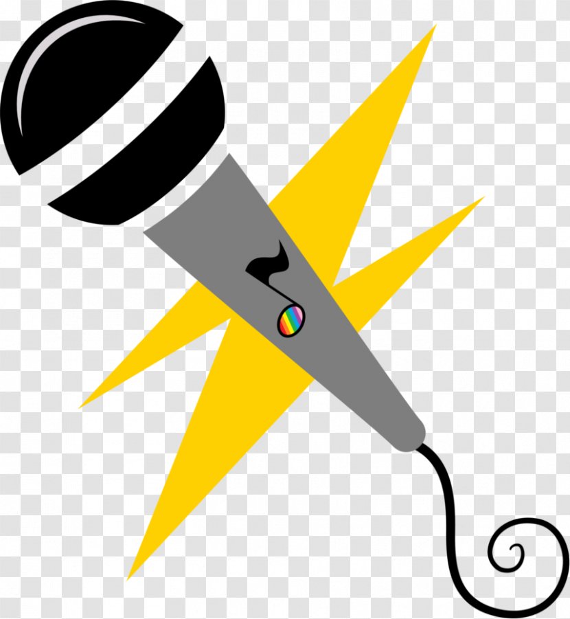 Rainbow Dash Microphone Pony Cutie Mark Crusaders - Cartoon Transparent PNG