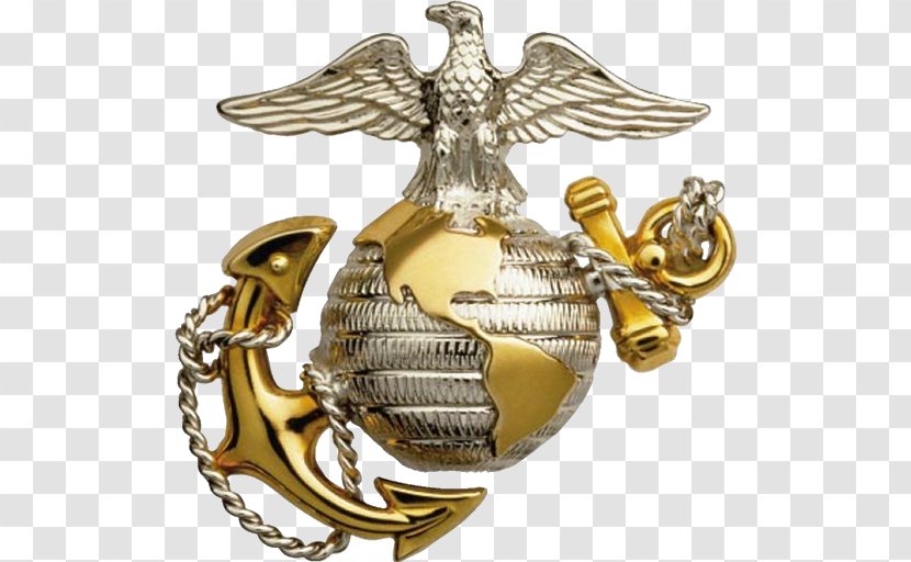 Eagle, Globe, And Anchor United States Marine Corps Leading Marines Continental - Devil Dog - Military Transparent PNG