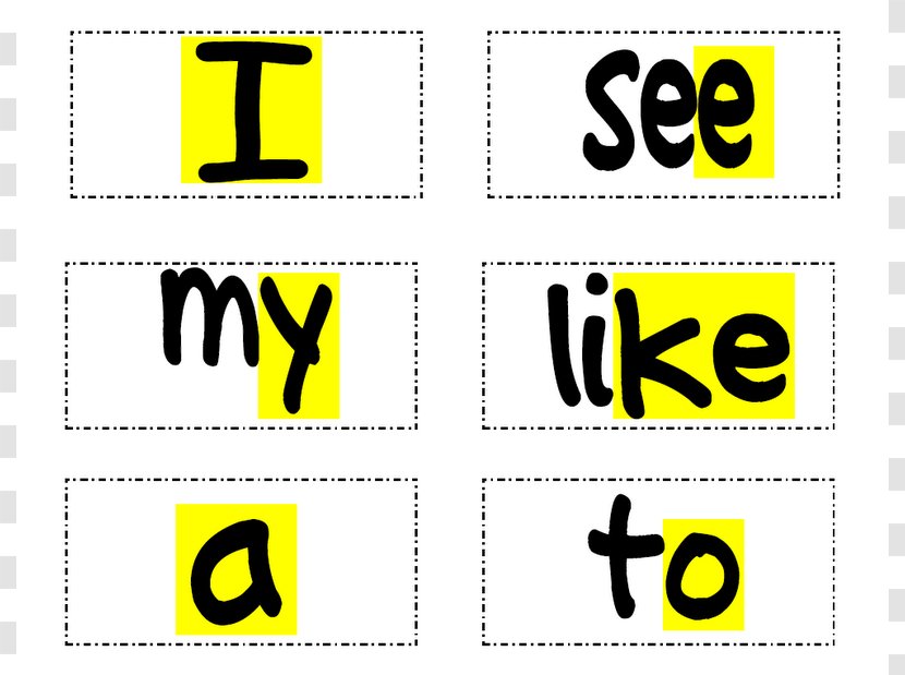 Sight Word Dolch List Kindergarten Clip Art - Family - Pictures For Transparent PNG