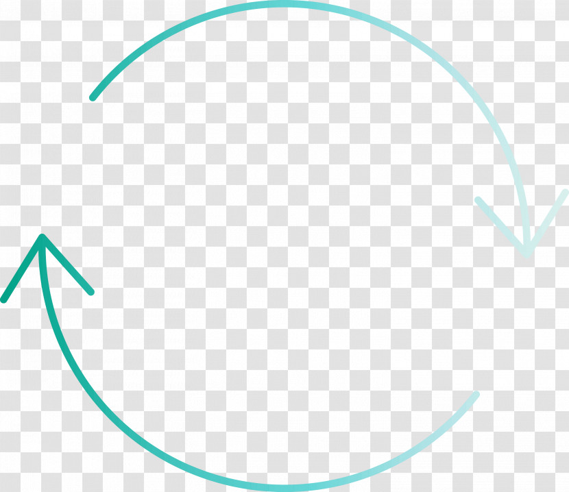 Circle Turquoise Aqua Line Teal Transparent PNG