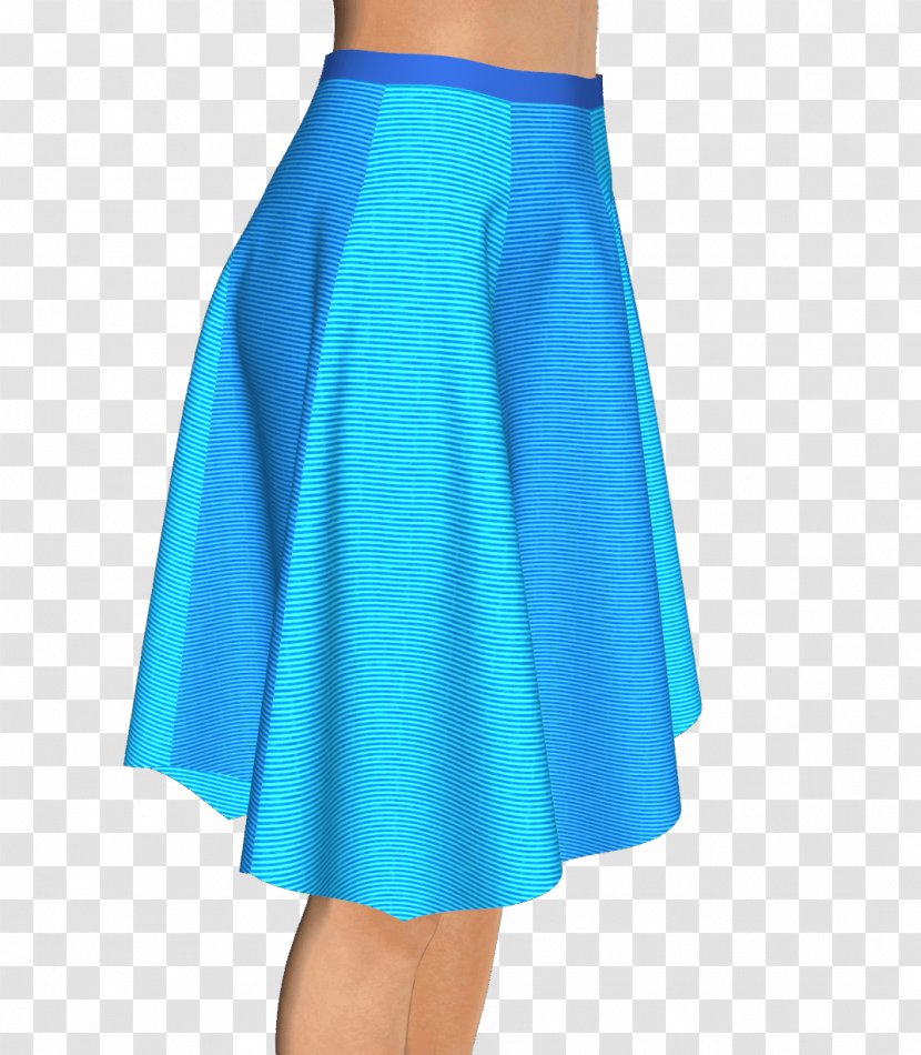 Waist Dress Shoulder - Electric Blue Transparent PNG