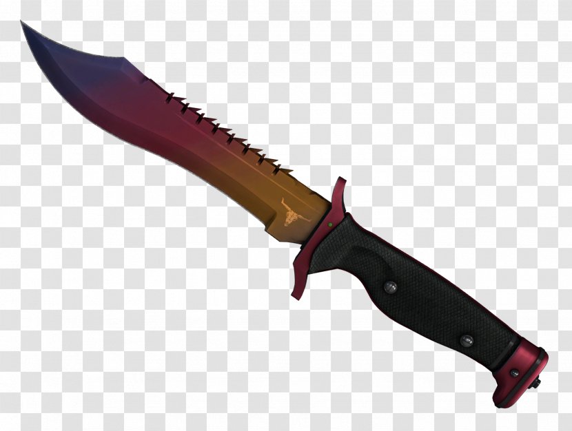Bowie Knife Counter-Strike: Global Offensive Weapon Hunting & Survival Knives Transparent PNG