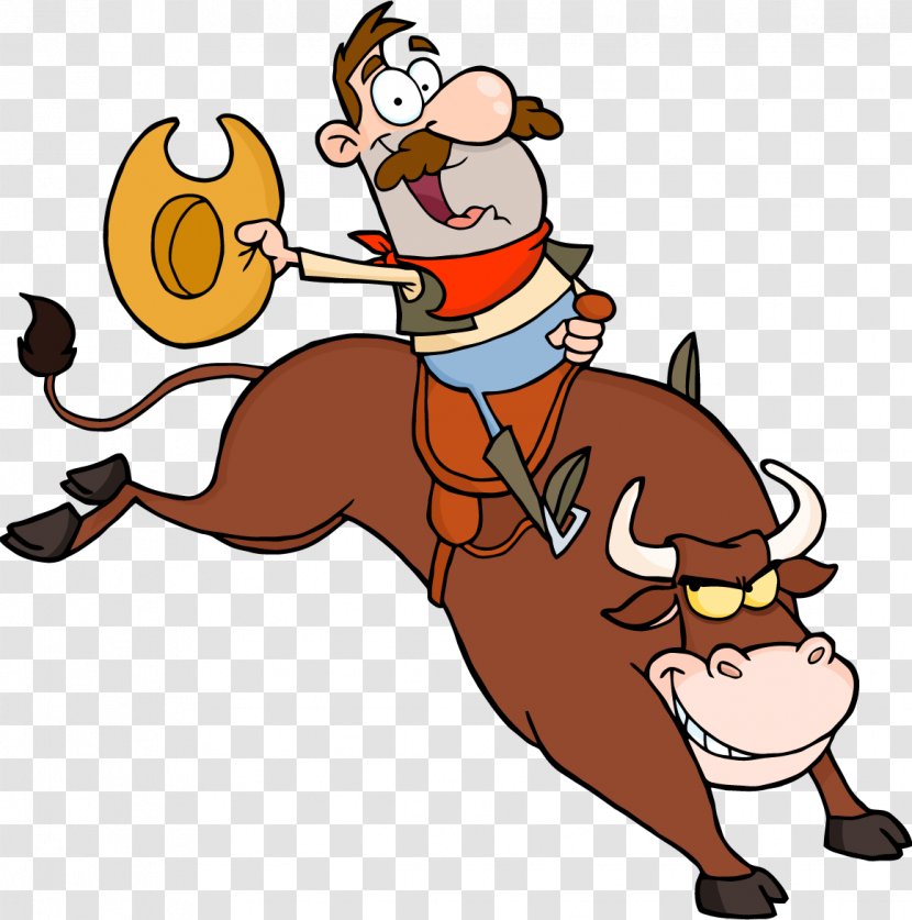 Rodeo Royalty-free Bull Riding Clip Art - Cartoon - Wedding Cliparts Transparent PNG