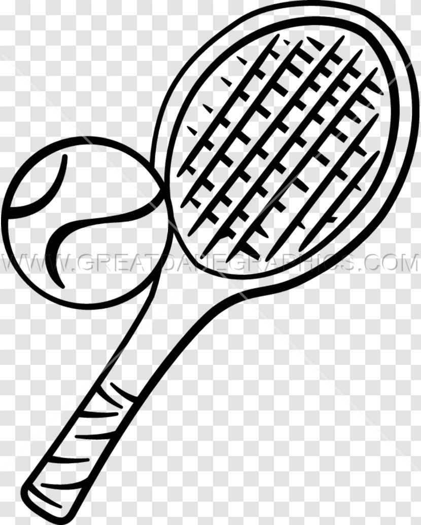 Tennis Rakieta Tenisowa Racket Clip Art - Monochrome Photography Transparent PNG