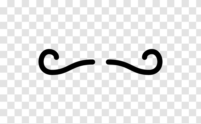 Handlebar Moustache Clip Art - Text Transparent PNG