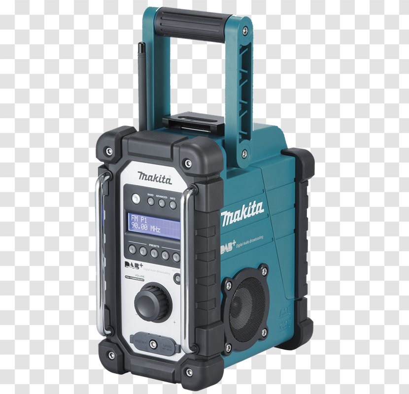 Makita Digital Audio Broadcasting Radio Tool Cordless - Electronics Transparent PNG