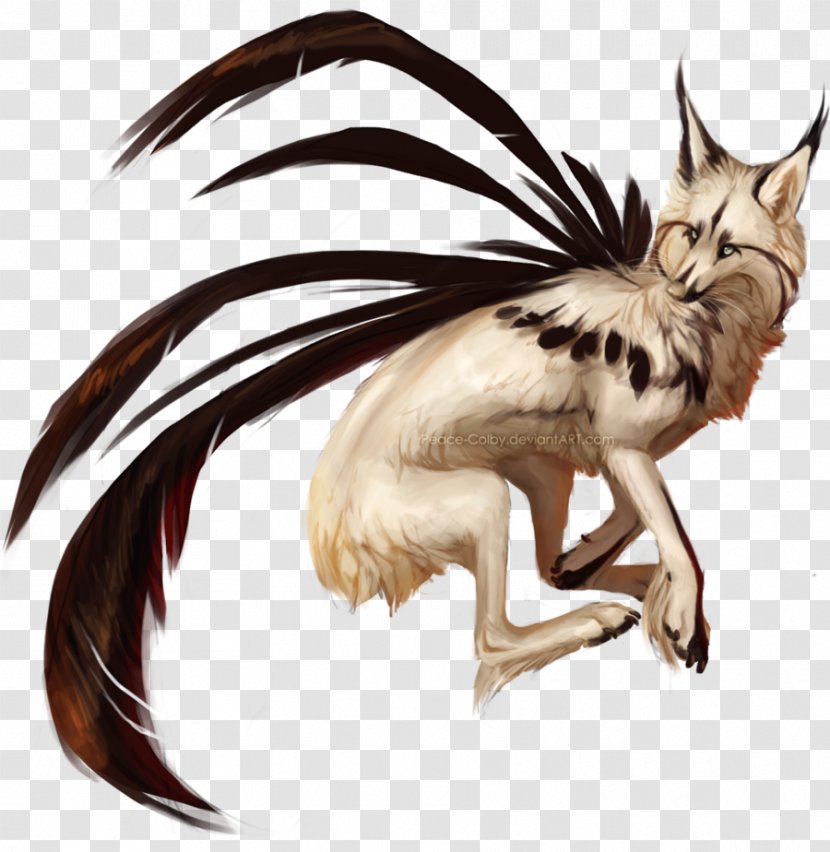 Cat Fox Tail Legendary Creature Feather Transparent PNG