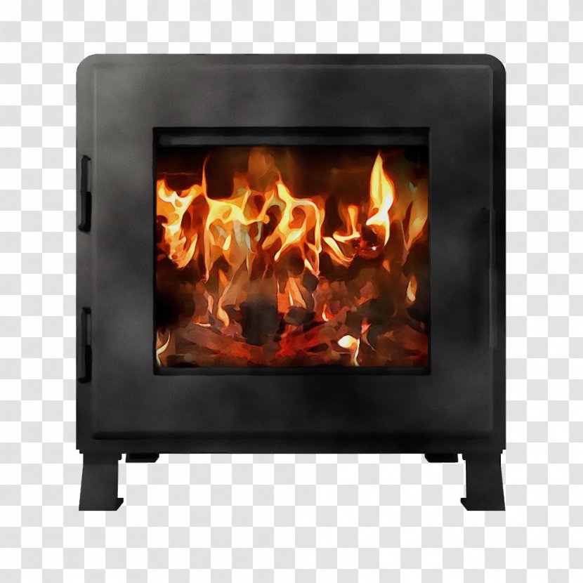Heat Wood-burning Stove Flame Hearth Fireplace - Space Heater Transparent PNG