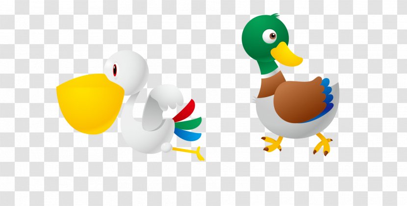 Duck Logo Clip Art - Bird - Vector Material Transparent PNG