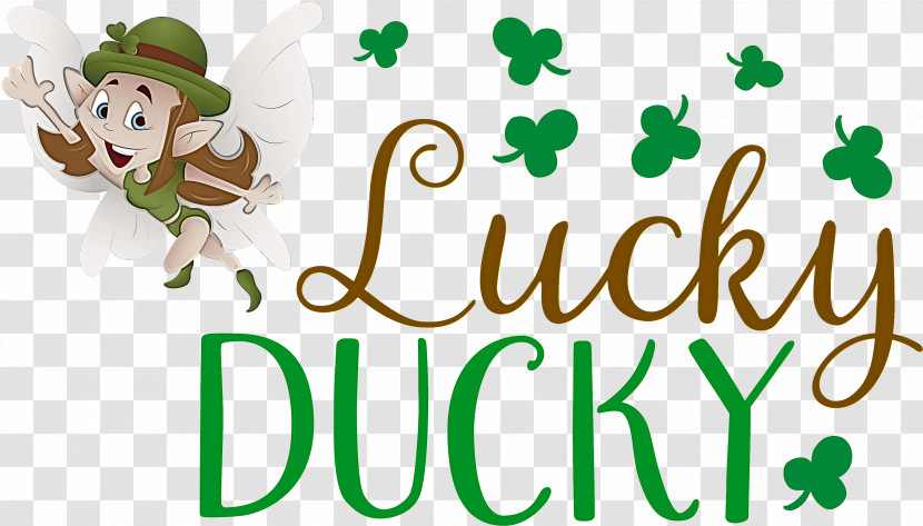 Lucky Ducky Patricks Day Saint Patrick Transparent PNG