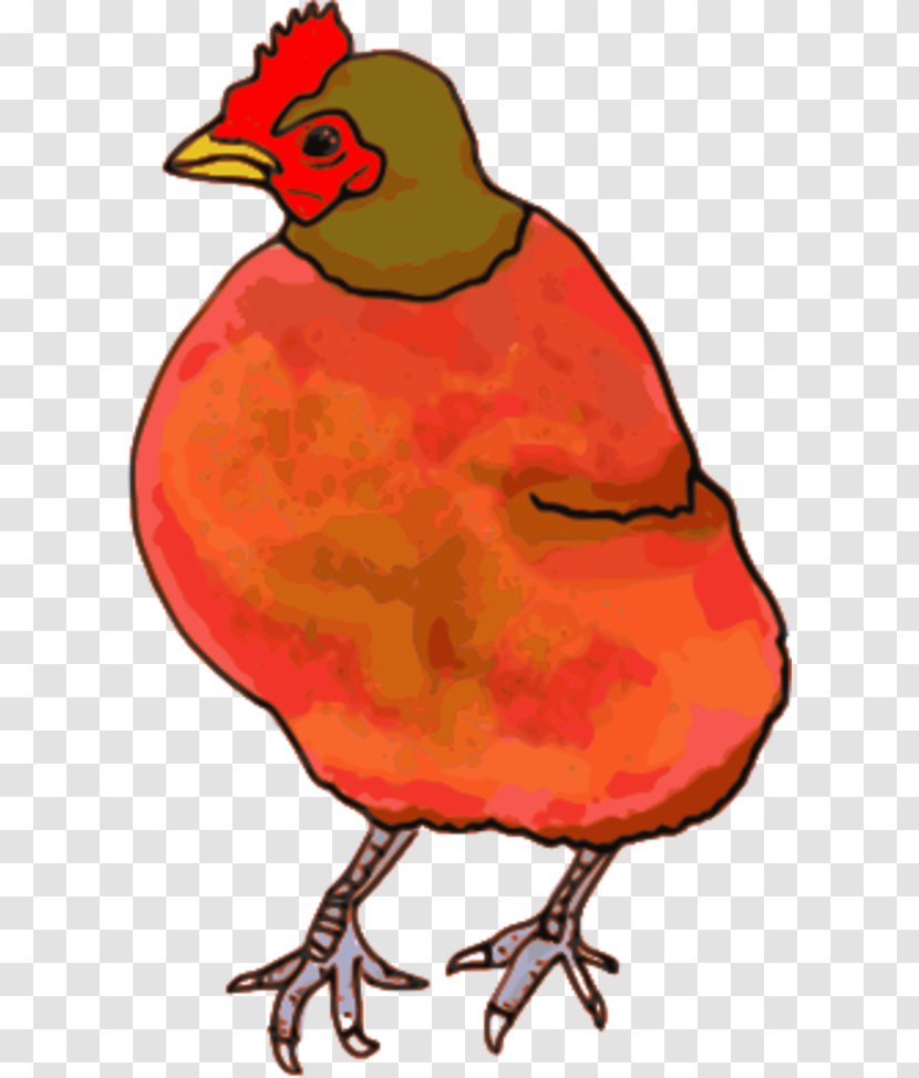 Chicken The Little Red Hen Coloring Book Clip Art Transparent PNG