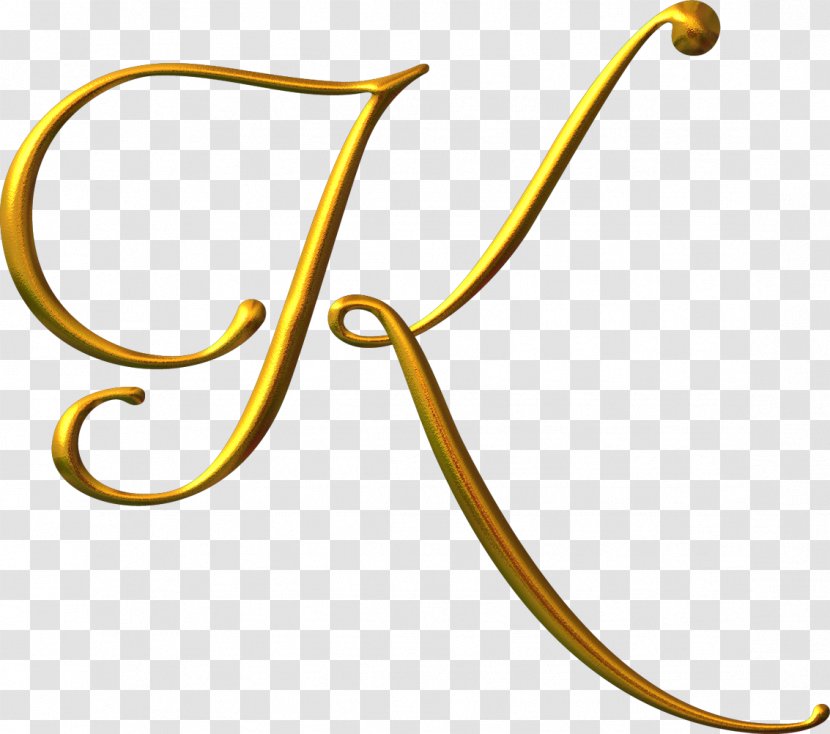 Alphabet Letter Gold K - Drawing - Flame Transparent PNG