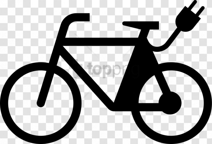 Symbol Frame - Cycling - Bicyclesequipment And Supplies Blackandwhite Transparent PNG