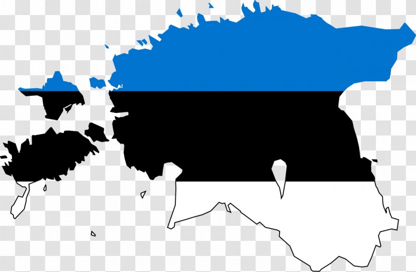Flag Of Estonia Estonian Soviet Socialist Republic Map - Stub Transparent PNG