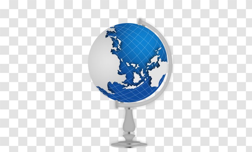 Business Plan Computer Network Blue - Globe - White Modern Earth Material Transparent PNG
