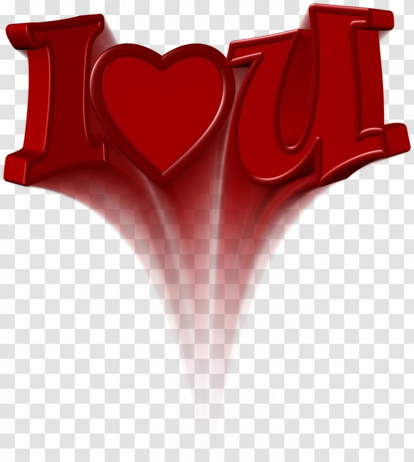 Heart Love Red - Valentine S Day - I You Transparent PNG