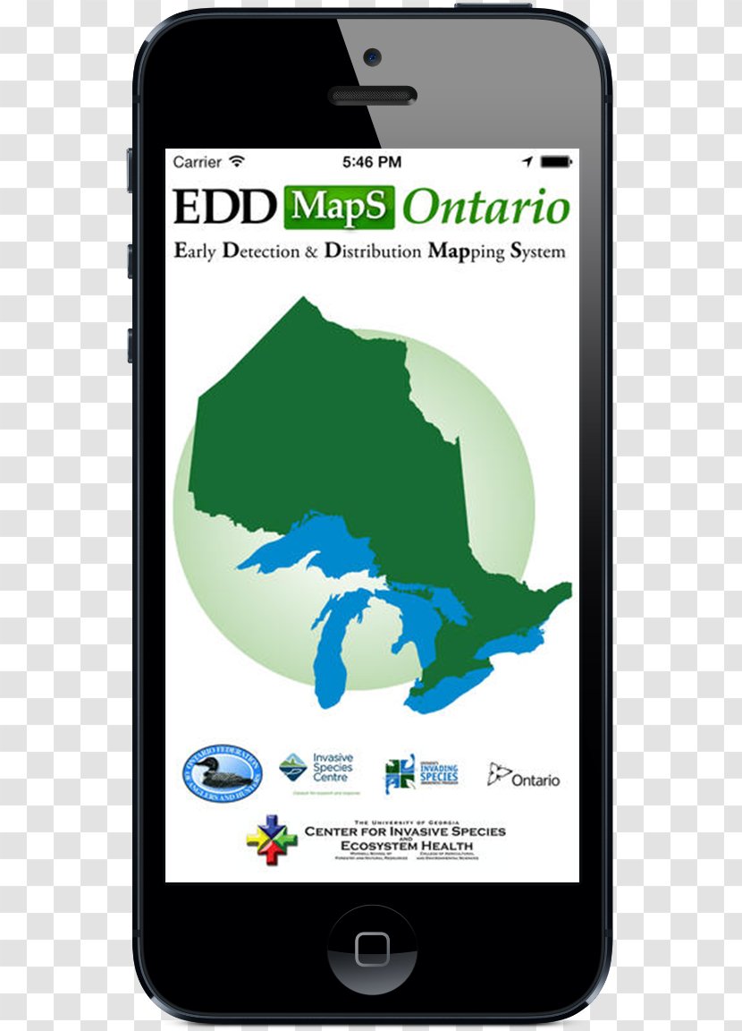Ontario Map Invasive Species - Android Transparent PNG
