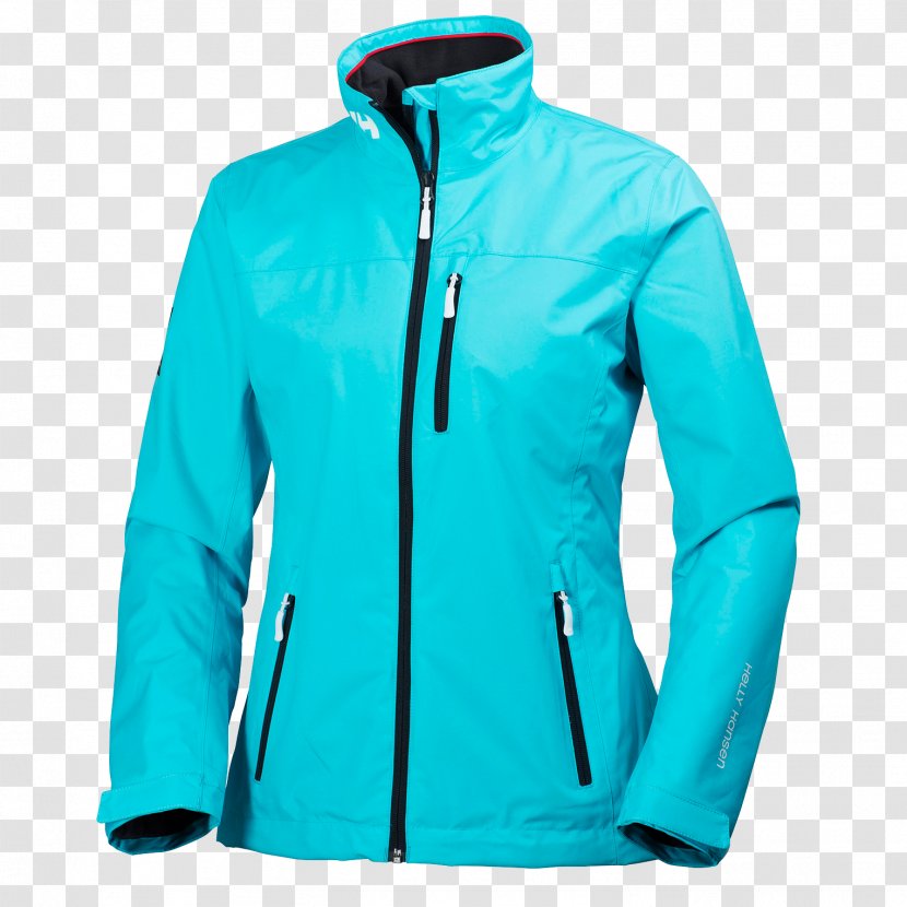 Jacket Polar Fleece Helly Hansen Collar Lining - Azure - Shopping Bag Transparent PNG
