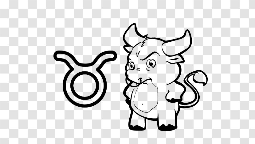 Camargue Cattle Spanish Fighting Bull Baka Drawing - Cartoon - Libra Astrological Sign Zodiac Horoscope Illustration Transparent PNG