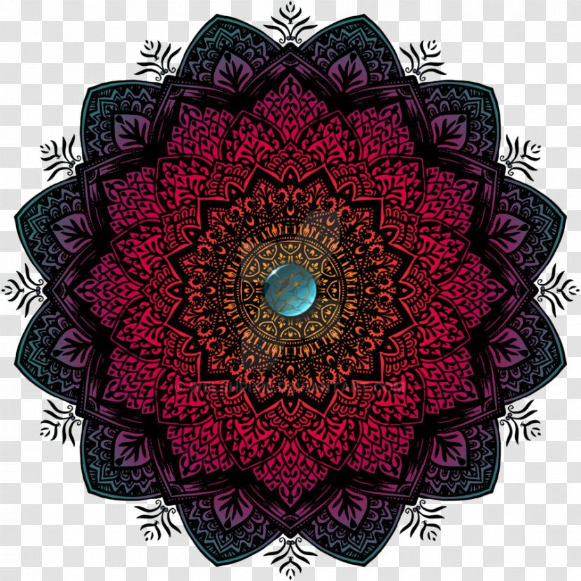 Color Blindness Mandala Vision Ishihara Test - Visual Perception - Purple Transparent PNG