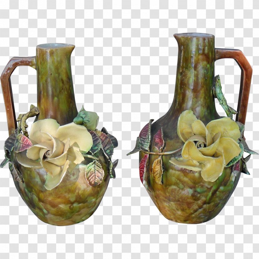 Jug Vase Ceramic Pottery Maiolica - Haviland Co Transparent PNG