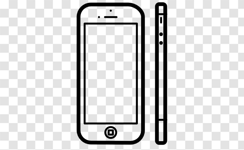 IPhone 4 5 - Mobile Phone - Apple Transparent PNG